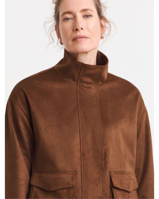 JD Williams Brown Suedette Jacket