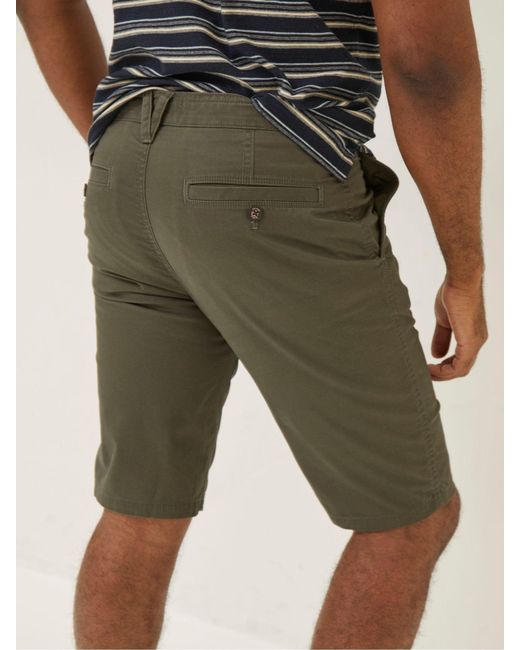 FatFace Green Fatface Mawes Chino Shorts for men