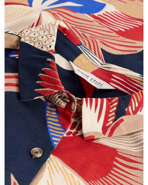 White Stuff White Rua Jersey Shirt Dress