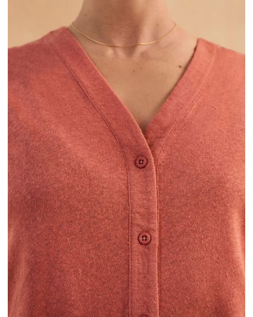 Celtic & Co. Pink Button Through Top