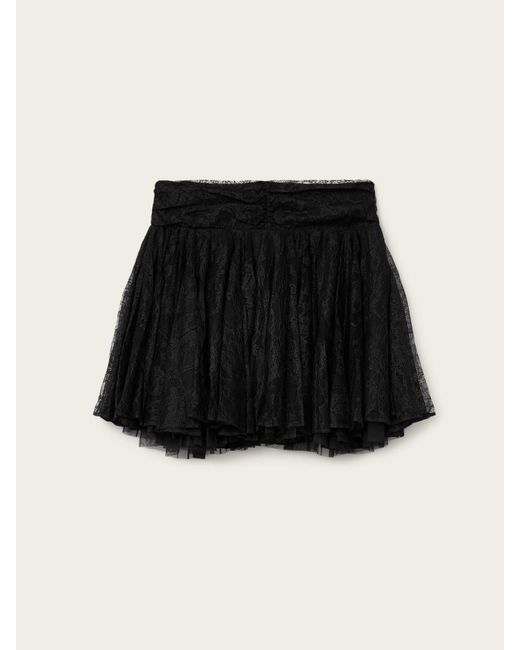 AllSaints Black Allsaints Athena Lace Skirt