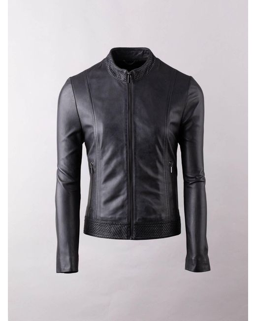 Lakeland Leather Blue Anthorn Leather Jacket