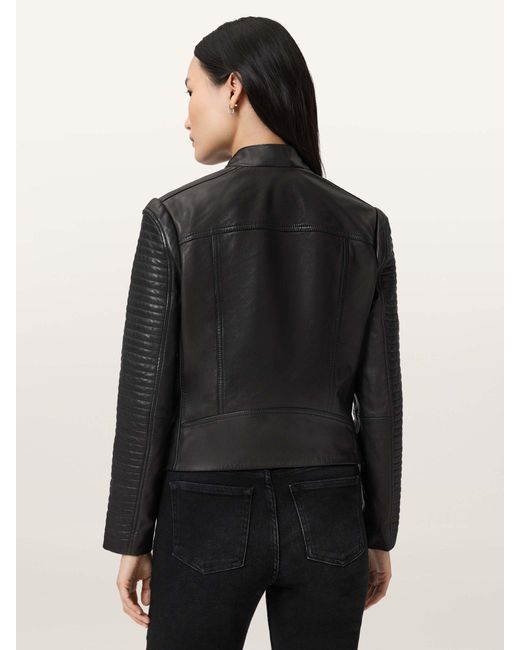 AllSaints Black Allsaints Raul Biker Jacket