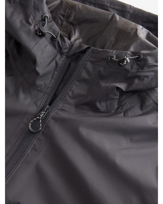 Next Black Drytech Lightweight Waterproof Packable Jacket for men