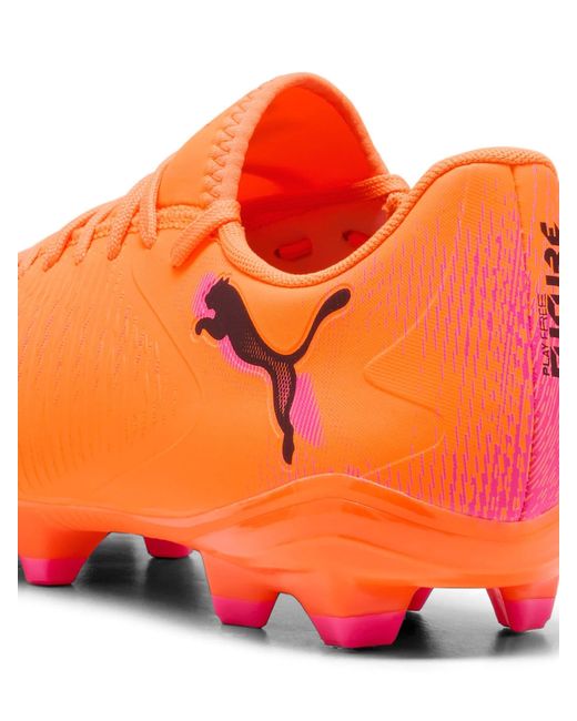 PUMA Orange Future 8 Play Firm Ground Football Boots for men