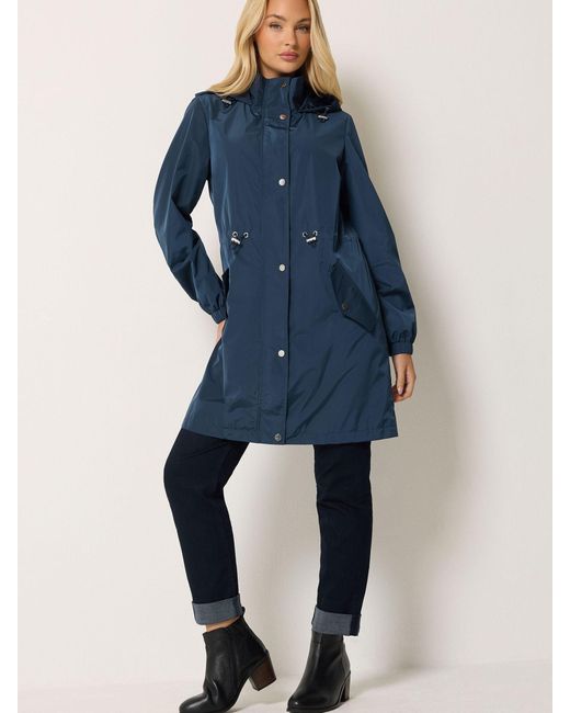 M Com Blue Rain Jacket