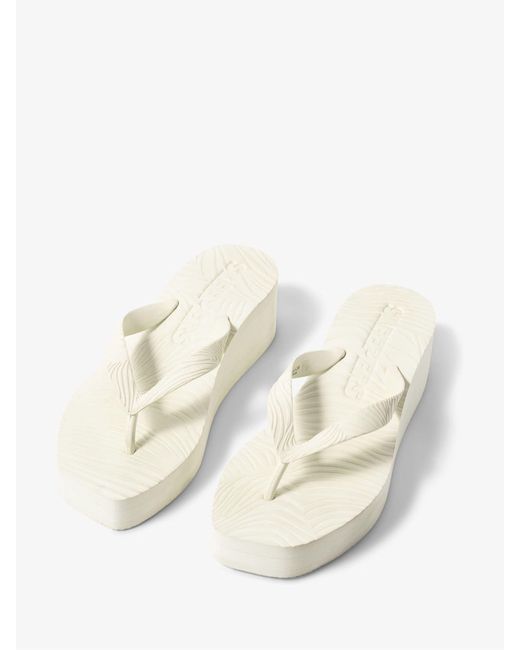 Sleeper Natural High Platform Wedge Flip Flops