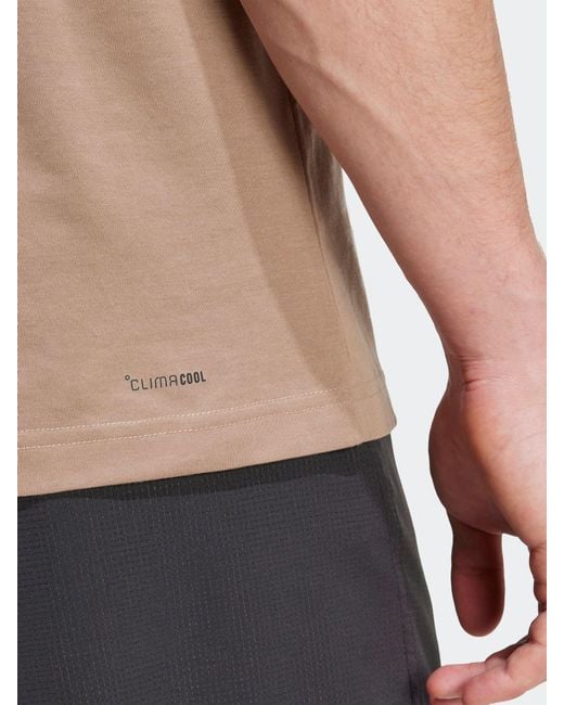 Adidas Natural Climacool Category Training Graphic T-Shirt for men