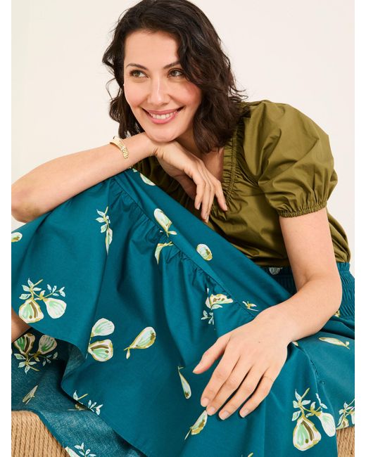 FatFace Blue Fatface Ricky Midi Skirt