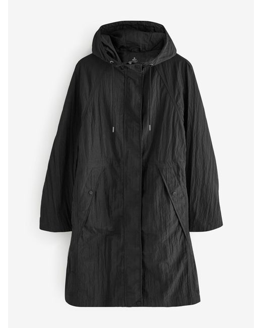 Next Black Shower Resistant Lightweight Rain Jacket