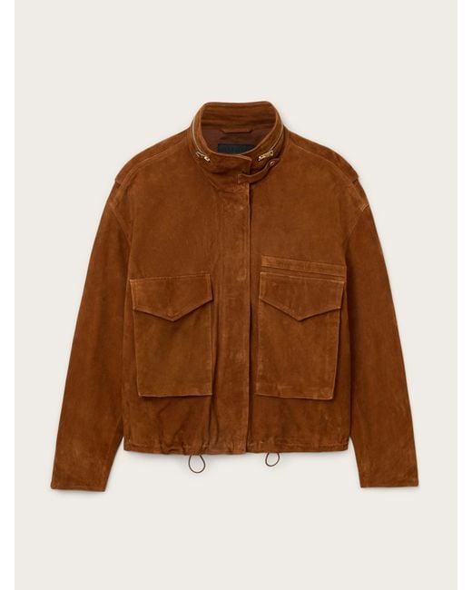 AllSaints Brown Allsaints Clay Jacket