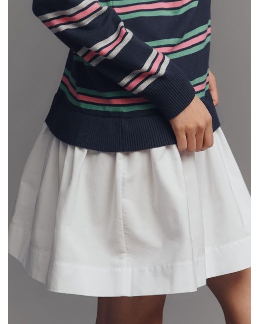 Anthropologie Women's Gray Maeve Twofer Long-Sleeve Drop-Waist Mini Dress -  www.armafbd.com