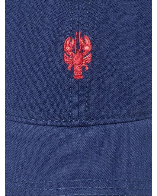 FatFace Blue Fatface Lobster Embroidered Cap for men