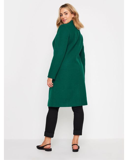 M Com Green Tailored City Coat