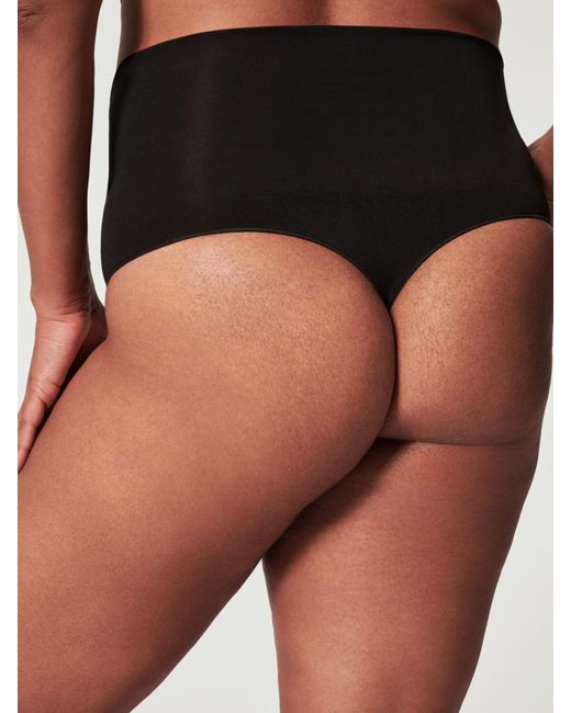 Spanx Black Thong Medium Control Extraordinary Underwear