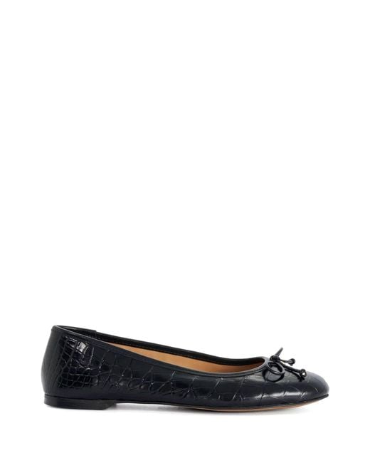 Dune White Helenne Ballet Pumps