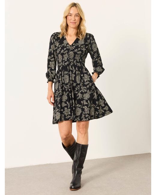 FatFace Black Fatface Nora Jersey Dress