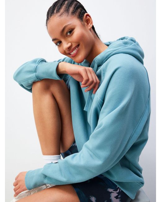 Next Blue Active Langarm-Kapuzenpullover Overhead