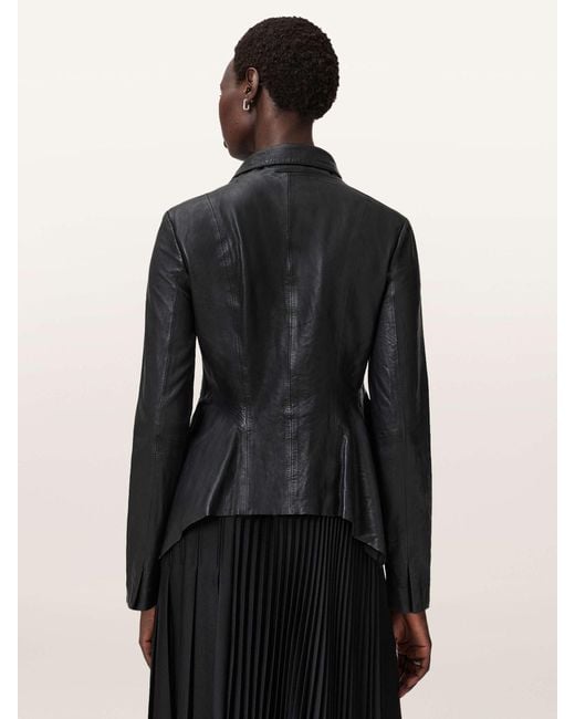 AllSaints Black Allsaints Grace Biker Jacket