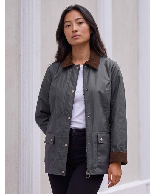Roman Gray Petite Showerproof Coat