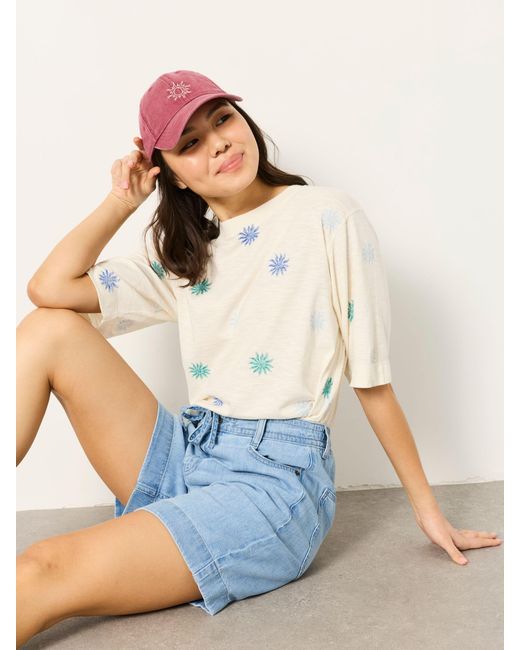 FatFace Blue Fatface Amberly Denim Shorts