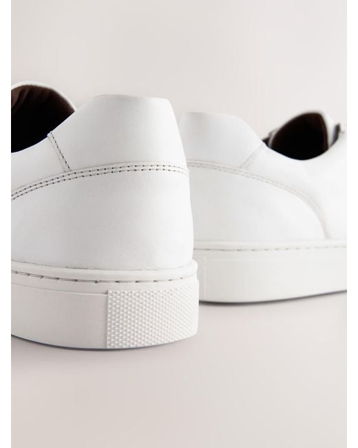 Next Natural Leather Trainers for men