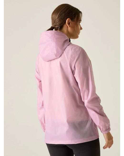 Regatta Pink Light Waterproof Pack It Jacket Iii