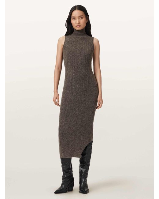 AllSaints Brown Allsaints Sabine Dress