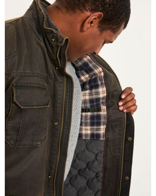 FatFace Gray Fatface Broadsands Field Jacket for men