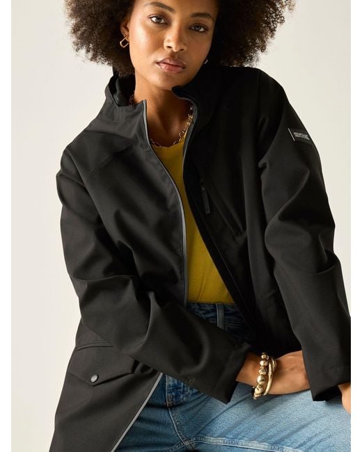 Regatta Black Levita Waterproof Jacket