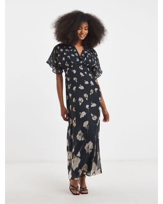 joanna hope animal print maxi dress Joanna Hope - - Joanna Hope BROWN Animal Print Maxi Dress