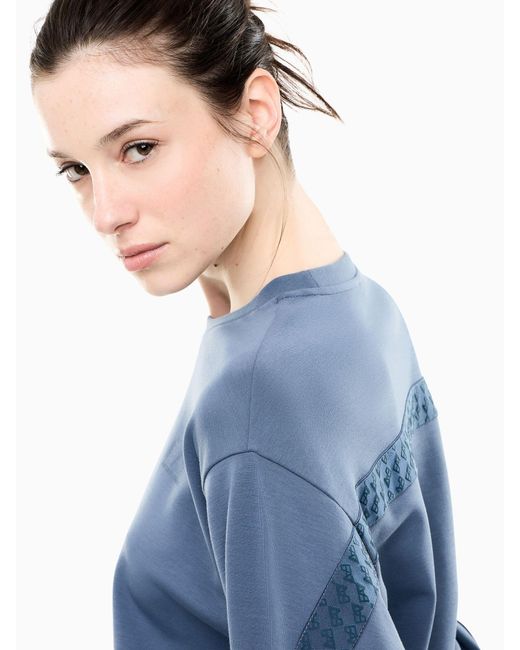 EA7 Blue Regular-Fit Logo Tracksuit