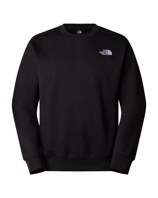 The North Face Black Essential Relaxed Sweatshirt for men