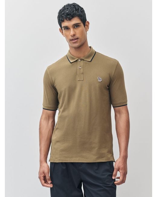 Paul Smith Men's Green Regular Fit Polo Shirt
