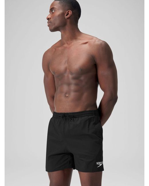 Speedo Black Essential Swim Shorts for men