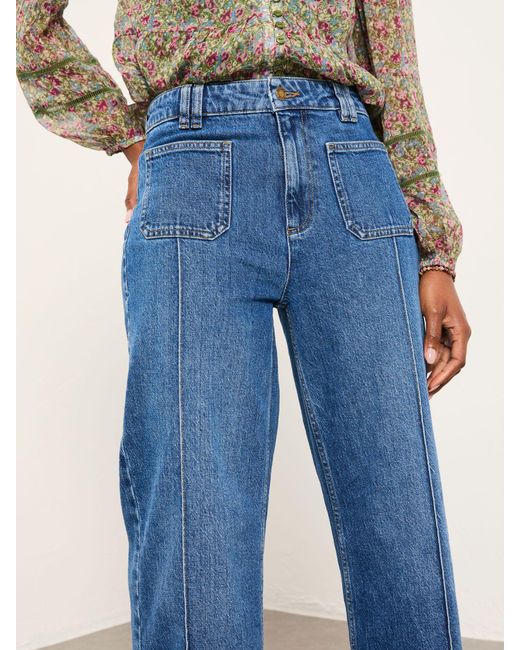 FatFace Blue Fatface Patch Pocket Flare