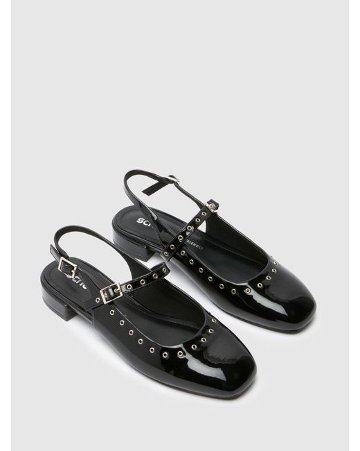 Schuh White Loven Eyelet Mary Jane Shoes