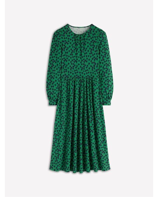 Boden Green Alexandra Jersey Midi Dress