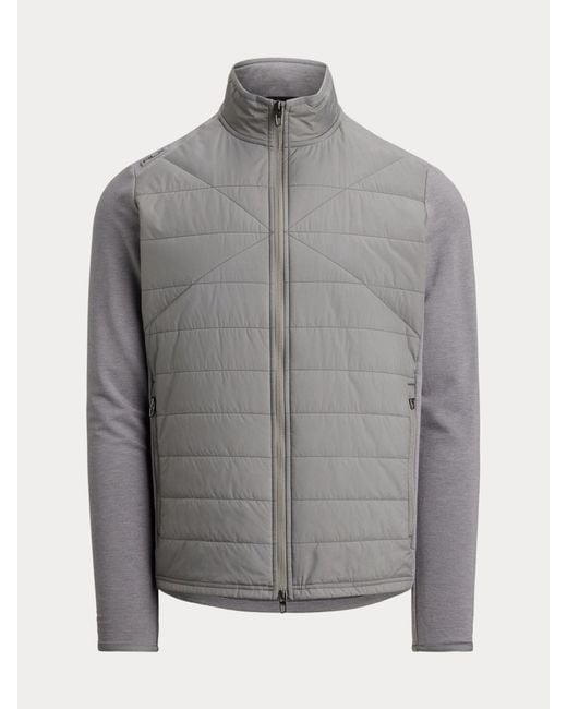Ralph Lauren Gray Ralph Lauren Performance Wool Knit Jacket for men