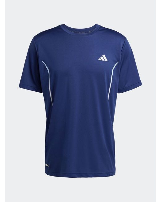 Adidas Blue Tech Apparel T-Shirt for men