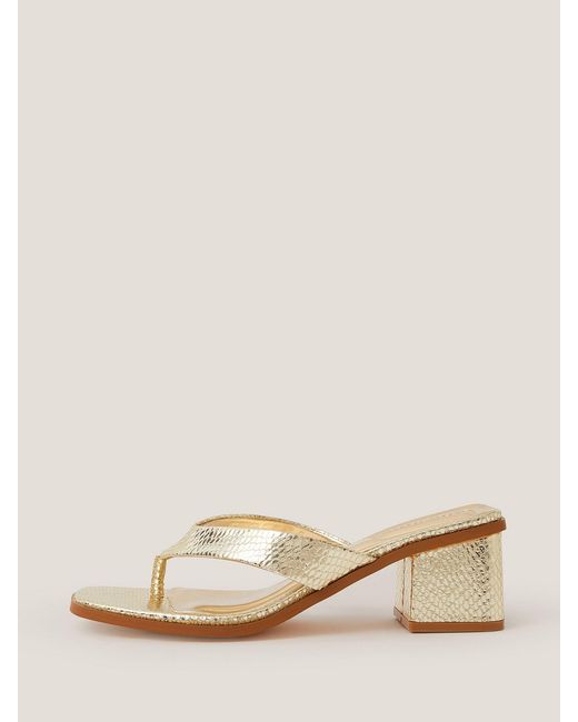 Monsoon Natural Tilly Toe Thong Mules