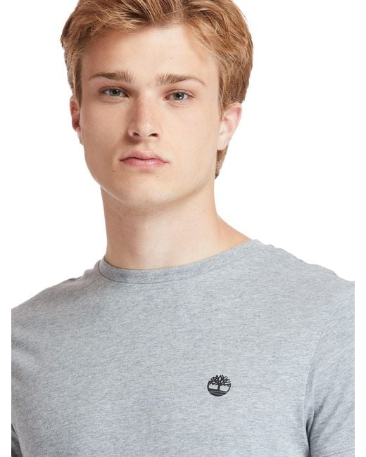 Timberland Gray Jersey Crew 100% Cotton T-Shirts 3 Pack for men
