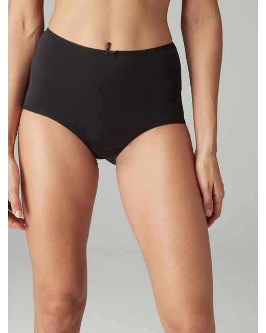 Next Black Full Brief Microfibre Knickers 7 Pack
