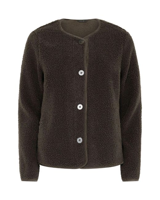 PixieGirl Petite Black Borg Jacket