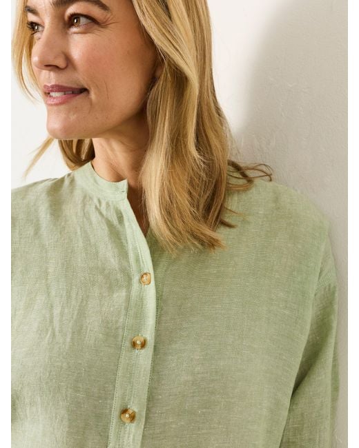 FatFace Green Fatface Julia Regular Linen Popover