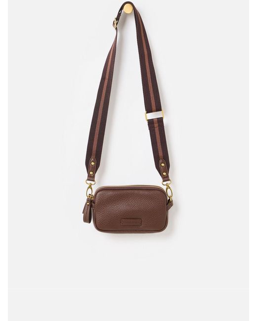 Oliver Bonas Brown Naha Cross-Body Bag