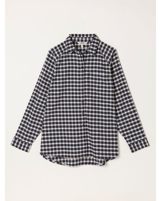 FatFace Blue Fatface Bessie Petite Check Shirt