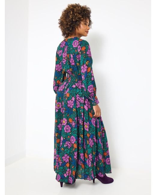 Joe Browns Blue Autumn Floral Maxi Dress