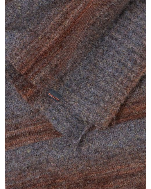 FatFace Brown Fatface Ombre Scarf for men