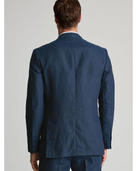 Brook Taverner Blue Tailored Fit Jacket for men